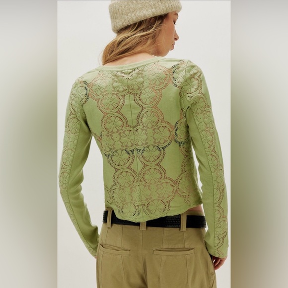 Jae Knit Long Sleeve NWOT soft moss - Picture 2 of 6